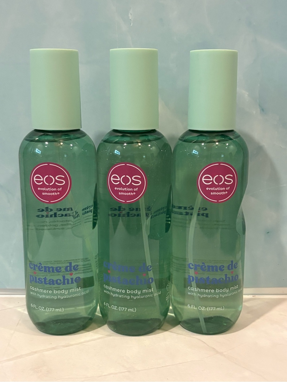 eos Crème de Pistachio Cashmere Body Mist - Lot of 3